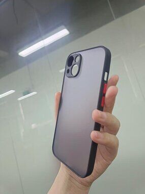 Smoky Frosted Red Accent Case